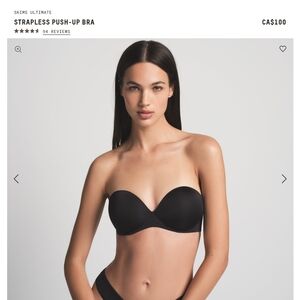 Skims ultimate strapless push up bra